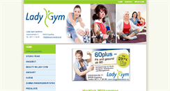 Desktop Screenshot of ladygym-landshut.de